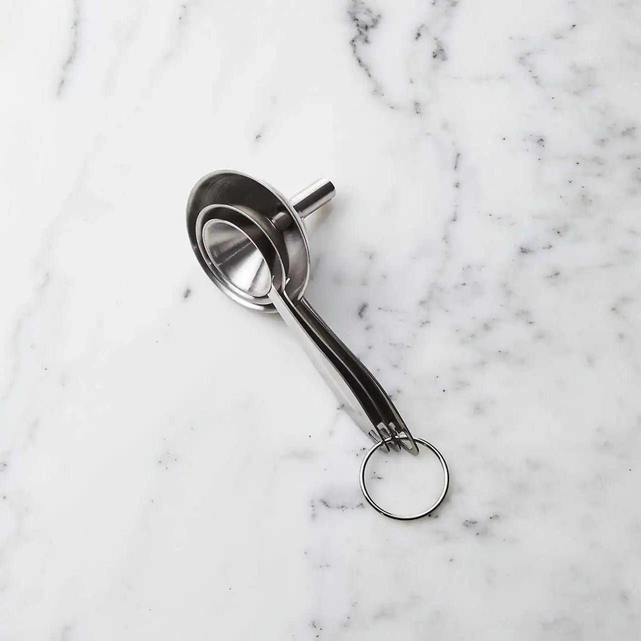 Stainless Steel Funnels, Set of 3