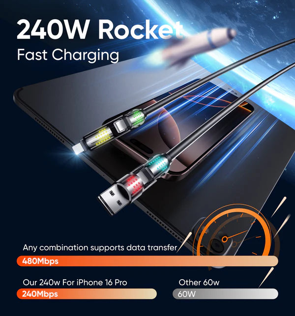 4 in 1 Multi USB Charging Cable