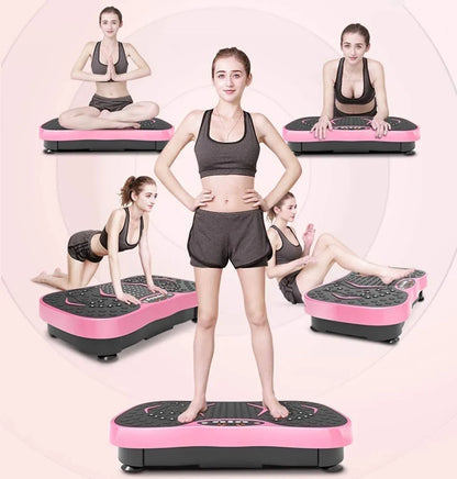 Max Strength Vibration Plate with Remote Control and LED Display, Black with Bluetooth