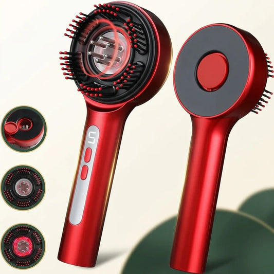 Relaxing Electric Scalp Massager Comb for Daily Self-Care