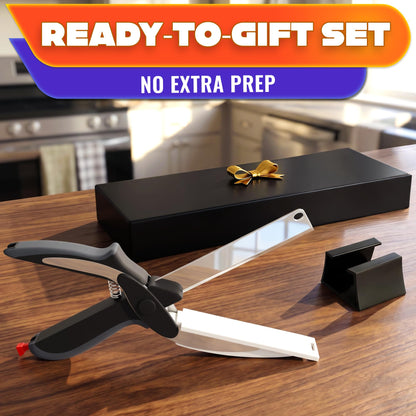 2 in 1 Kitchen Scissors for Food – Stainless Steel 9.5"