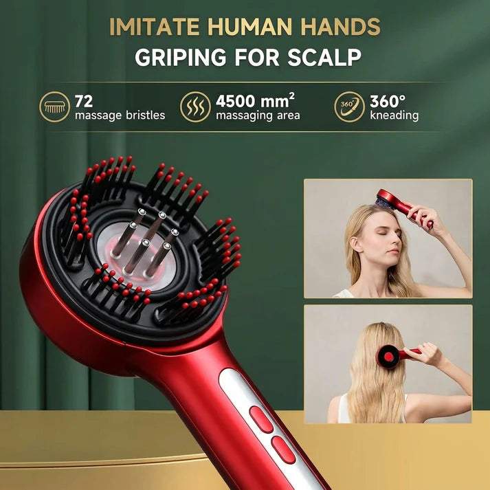 Relaxing Electric Scalp Massager Comb for Daily Self-Care