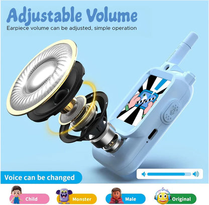 Kids Video Walkie Talkie with Camera - 2.4G WiFi