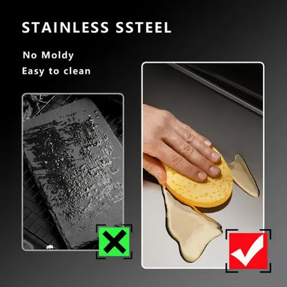 Premium Stainless Steel Chopping Board – Non-Slip, Durable, Hygienic Kitchen Cutting Board