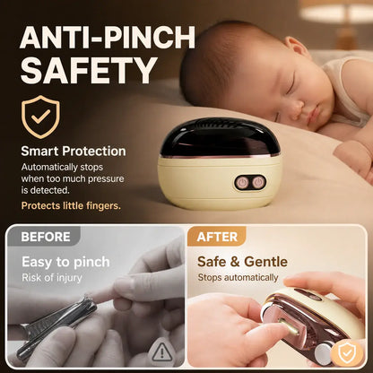2-in-1 Smart Electric Nail Clipper & Polisher
