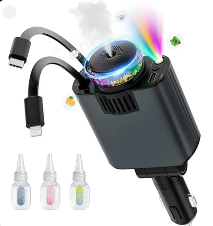 5-in-1 Charger & Aroma Diffuser & Starlight Ceiling