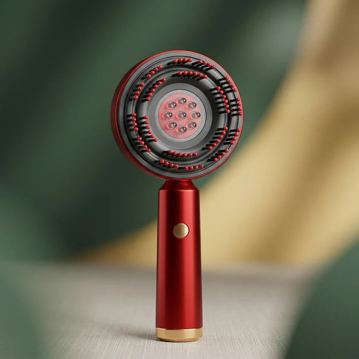 Relaxing Electric Scalp Massager Comb for Daily Self-Care