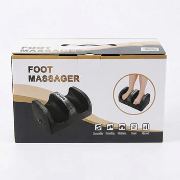 Electric Foot & Calf Massager Machine with Heat – Deep Kneading, Rolling & Vibration