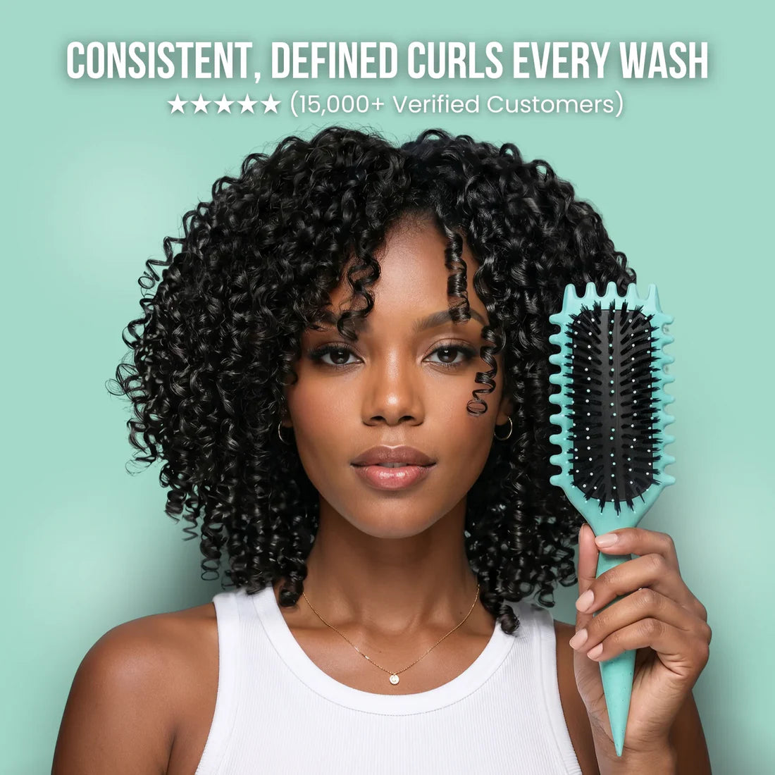 5-in-1 Detangling Curl Brush – Smooth Hair, Less Pulling