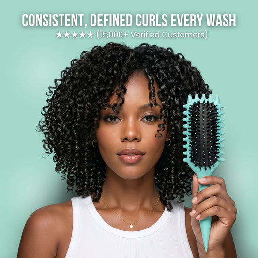 5-in-1 Detangling Curl Brush – Smooth Hair, Less Pulling
