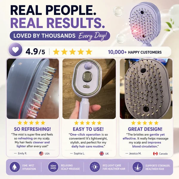 3 In 1 Hair Therapy Brush