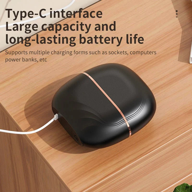 Mini Hair Straightening Comb Wireless Charging Portable Multifunctional